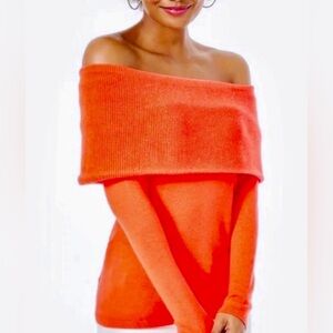 Lilly Pulitzer Christin Sweater Picante Coral - Size L